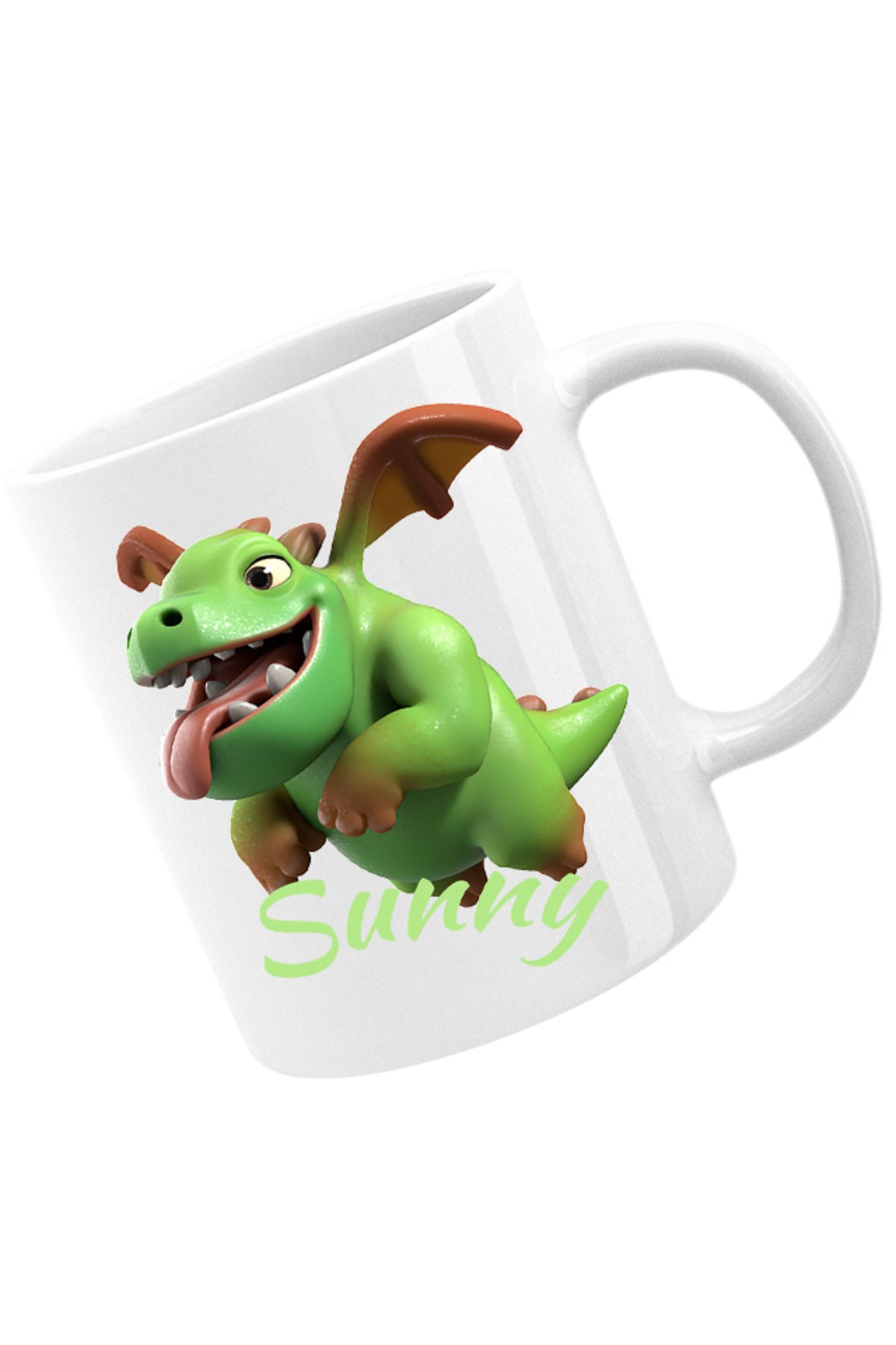 Cana Clash of Clans Mini Dinosaur Happy Flying Positive Energy, alba, 330 ml