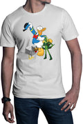 Tricou barbati Donald Duck Minecraft Chicken Ben10 Alien Watch Pixel
