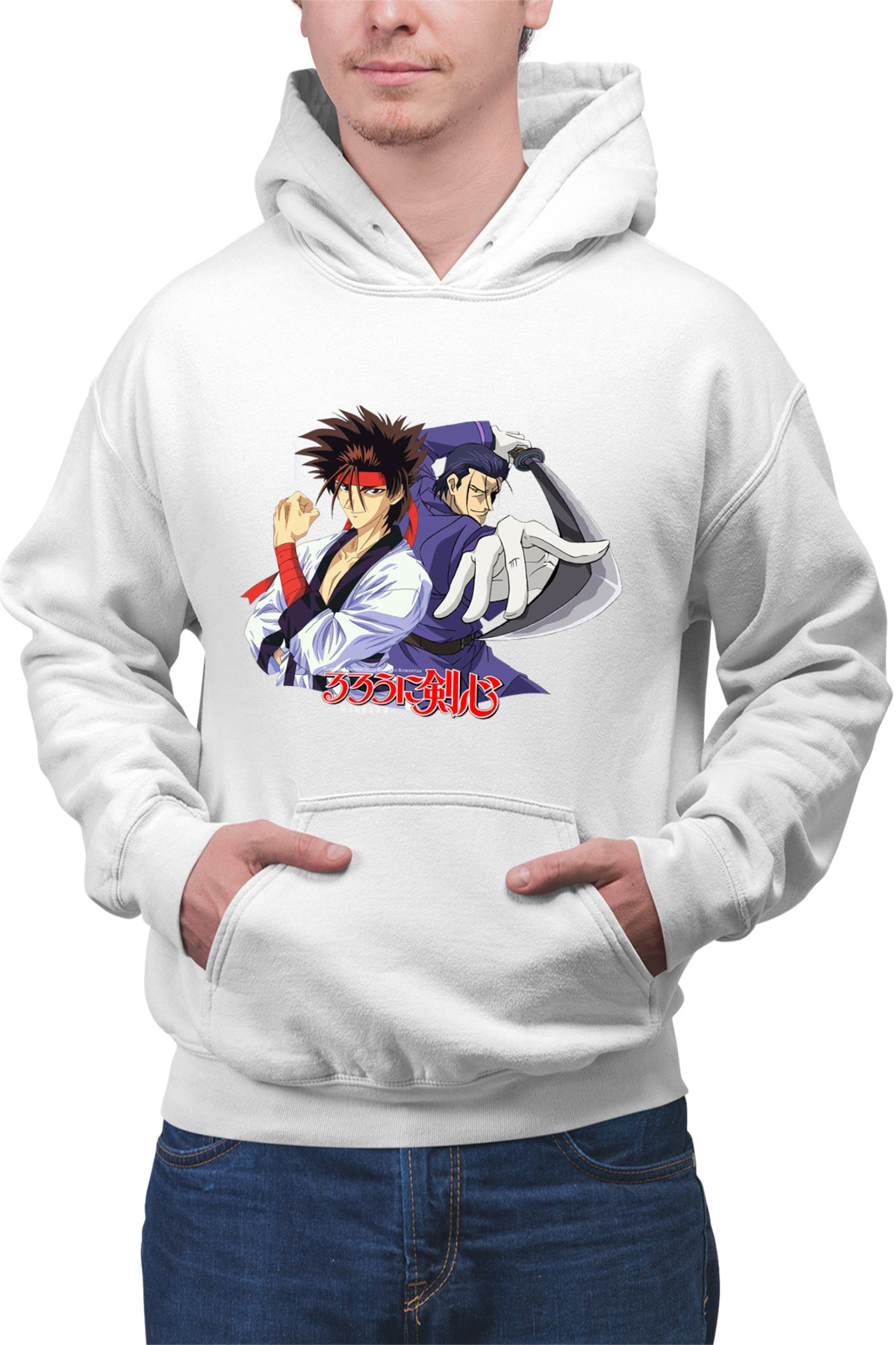 Hanorac barbati Rurouni Kenshin Hajime Sanosuke Duo Spada
