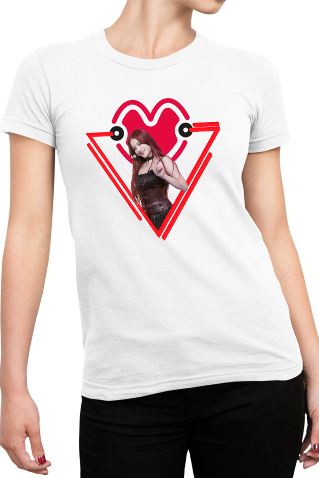 Tricou dama Momoland Music Pop Rock Award Win Costume