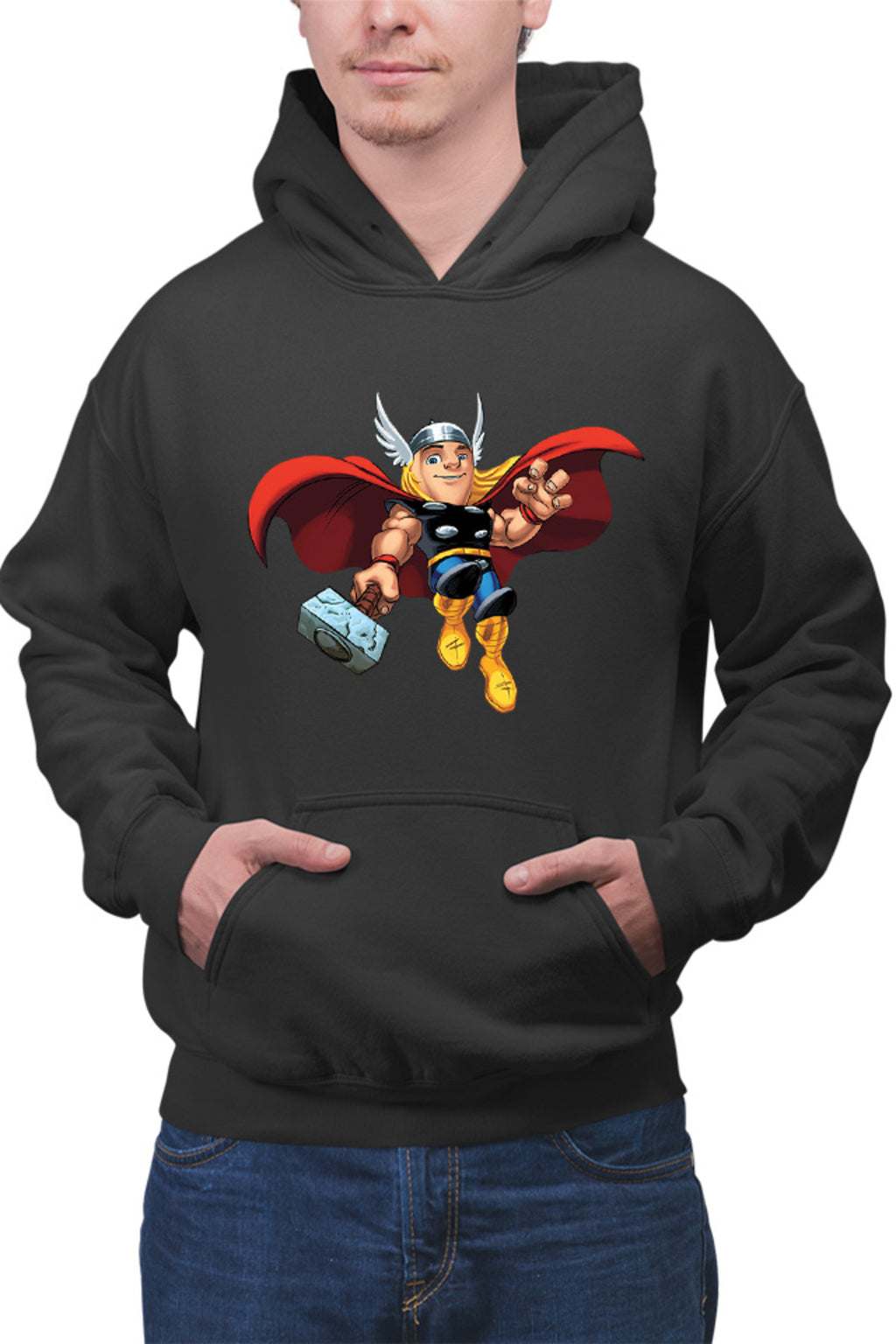 Hanorac barbati Thor Fly Hammer Arrogant Midgard God Walt Disney