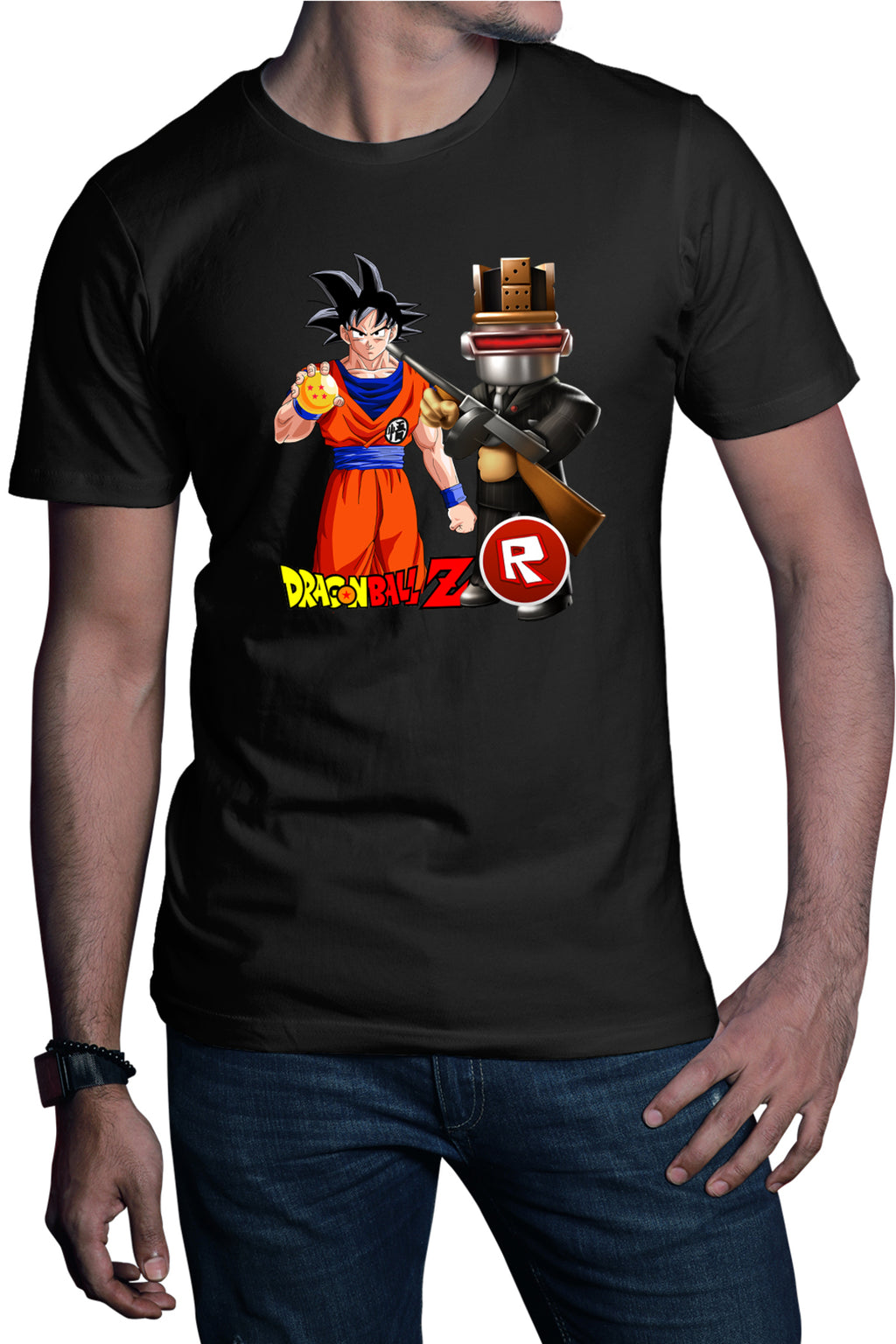 Tricou barbati Roblox Android Dragon Ball Z Songoku