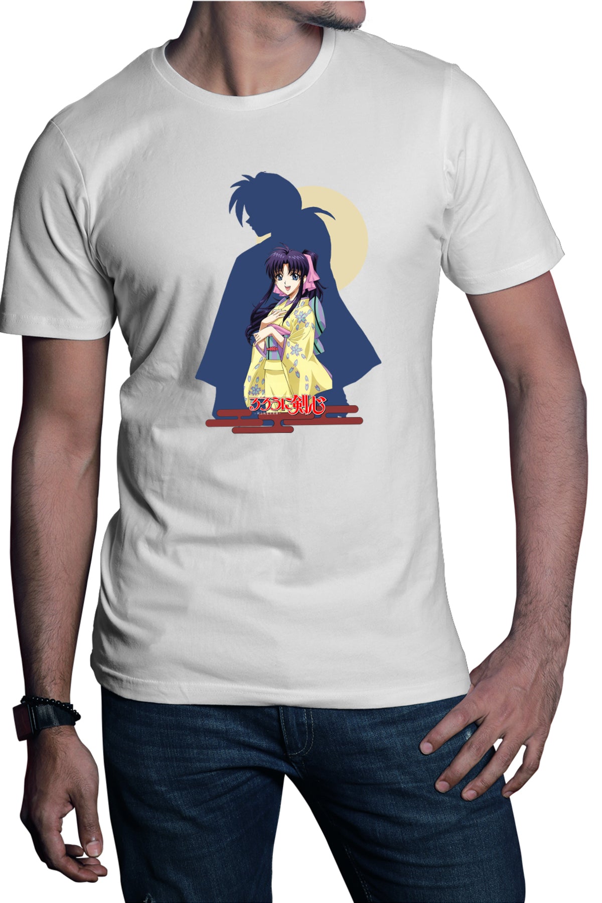 Tricou barbati Rurouni Kenshin Kaori Anime Kage Moon