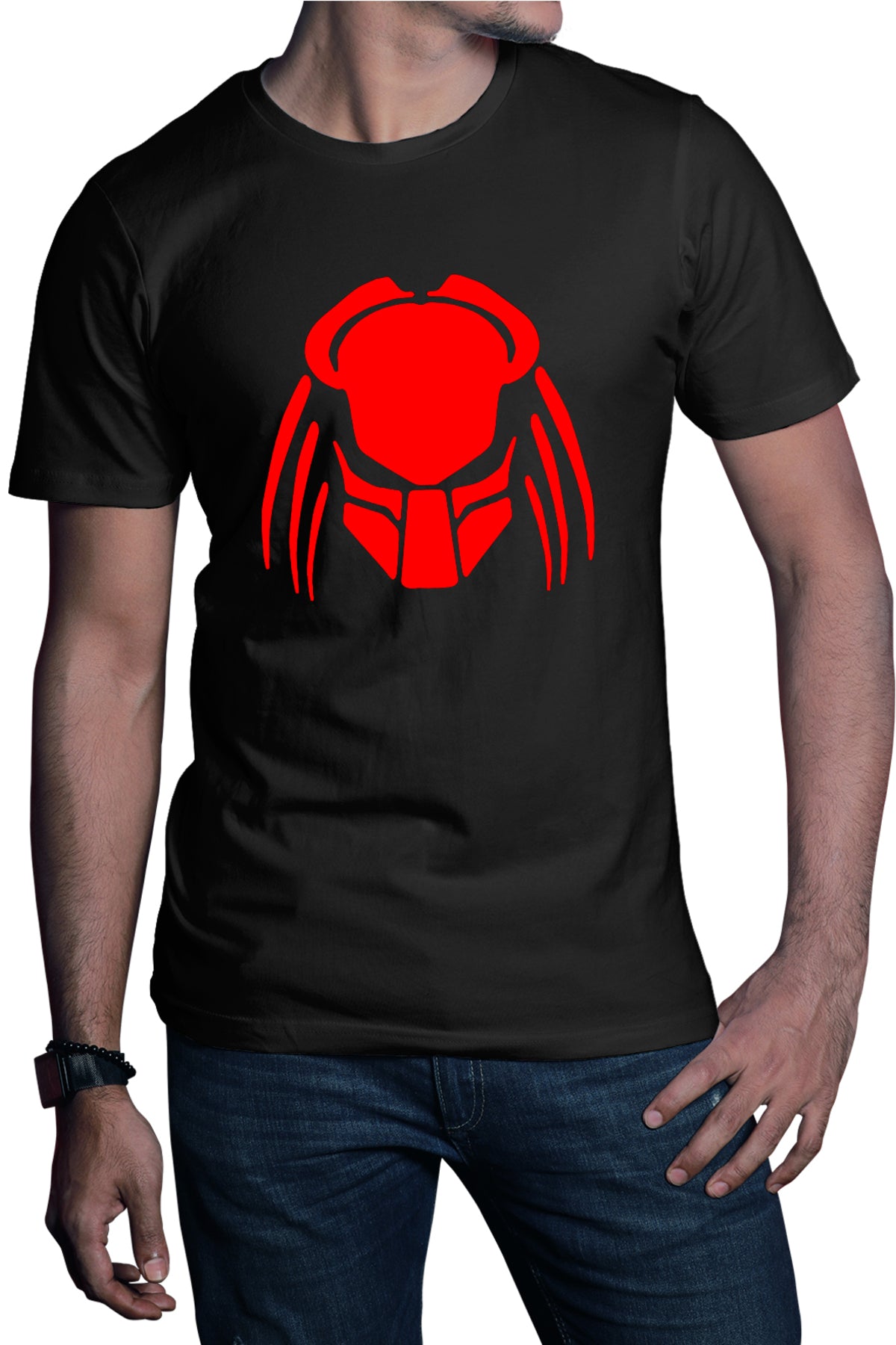 Tricou barbati Predator Skull Alien Monit Helios