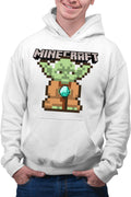 Hanorac barbati Baby Yoda Minecraft Pixel Art Cute