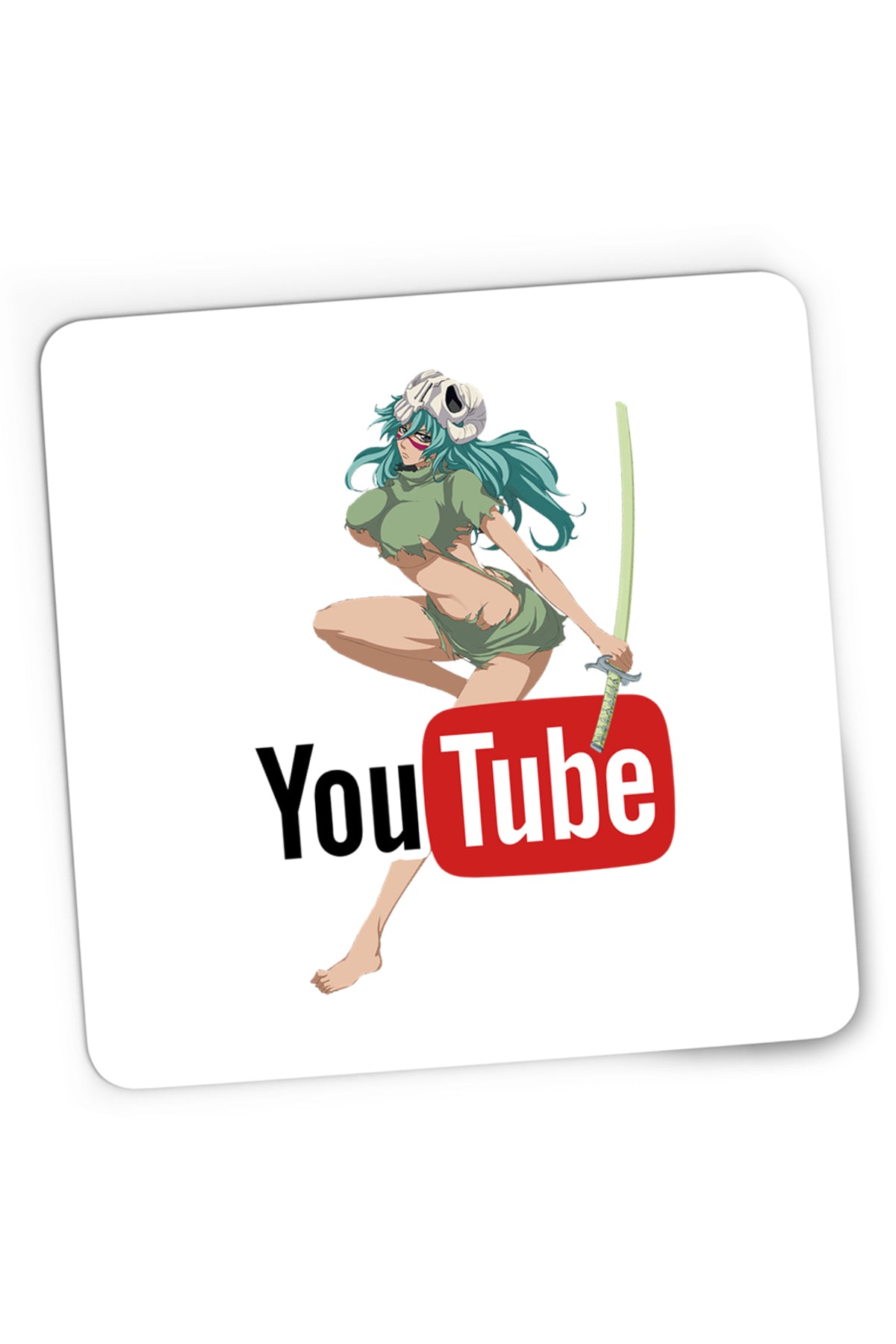 Mousepad Gaming Bleach Nel tu Rukia Youtube Creator Fan Art, 21x19 cm