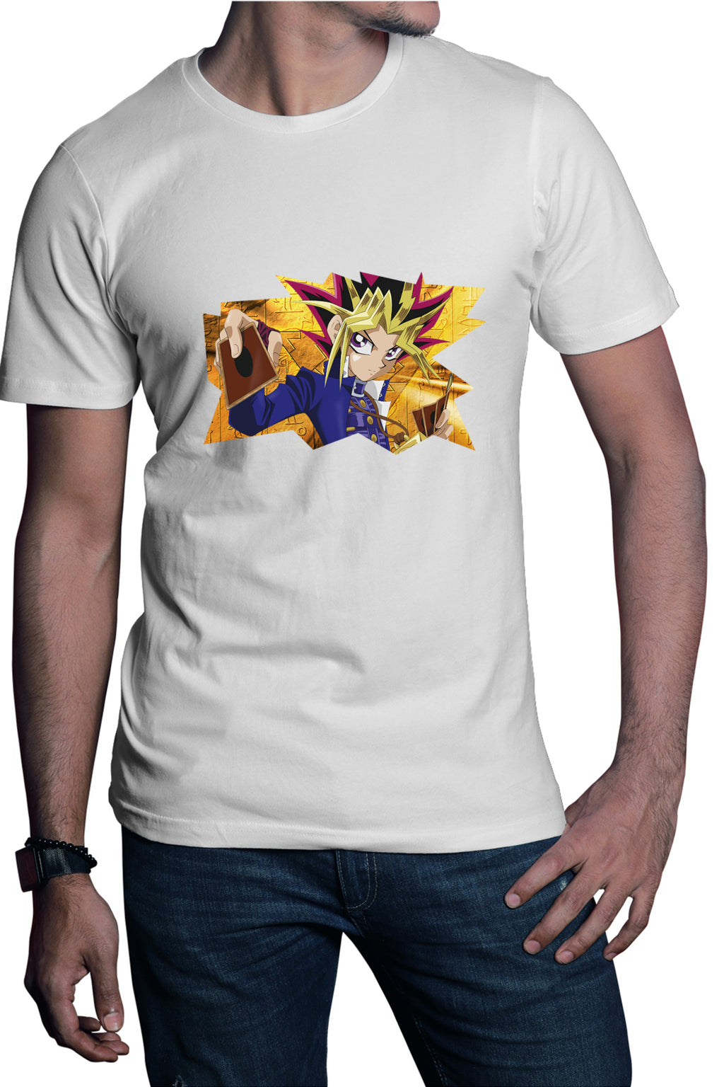 Tricou barbati Yu-Gi-Oh! Card Yugi Mutou Anime Kazuki Takahashi
