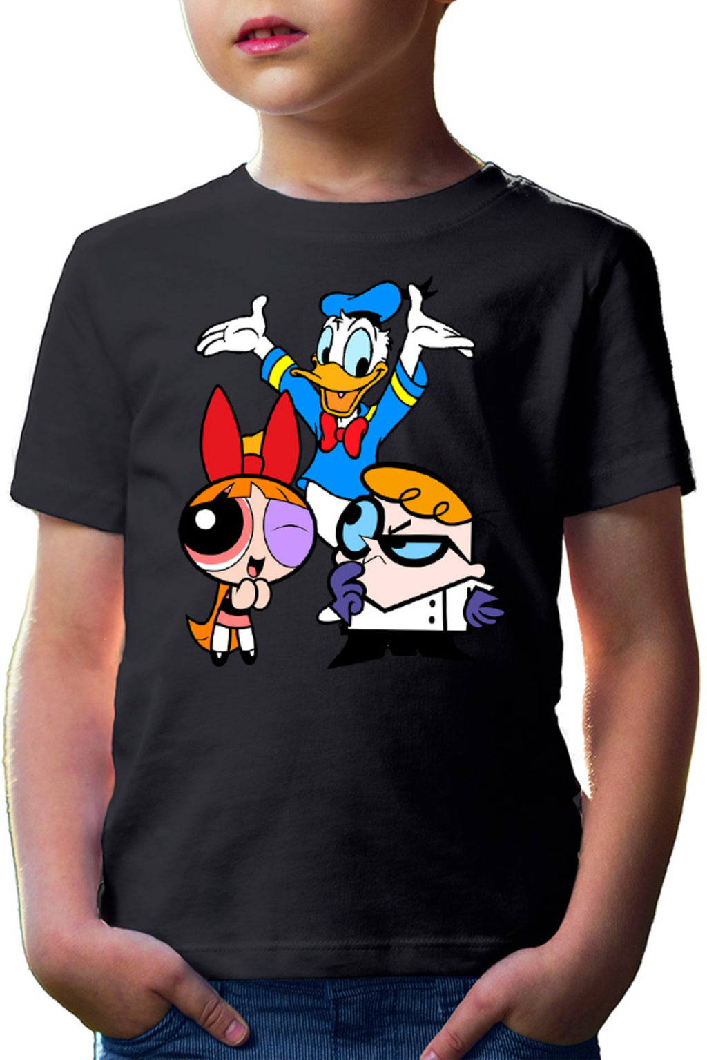 Tricou copii The Powerpuff Girls Donald Dexter Genius Science