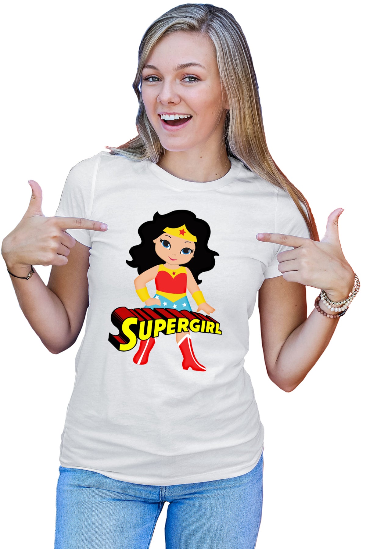 Tricou dama Superman Diana Prince Superwoman Supergirl
