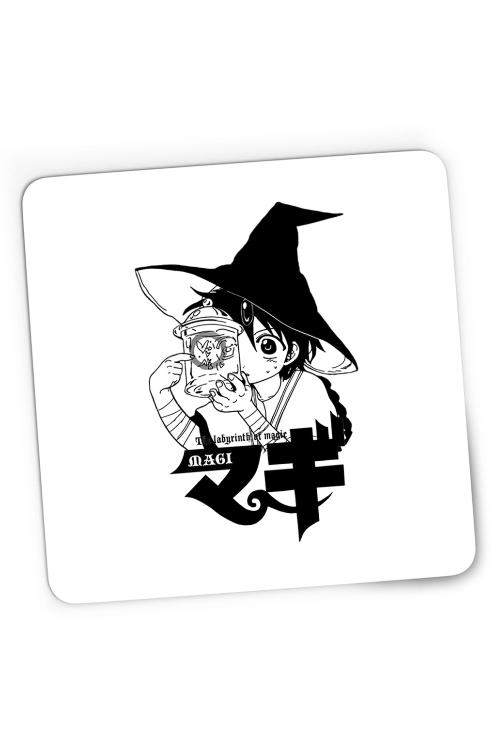 Mousepad Gaming Magi The Labyrinth of Magic Alladin Wizard Fireflies, 21x19 cm