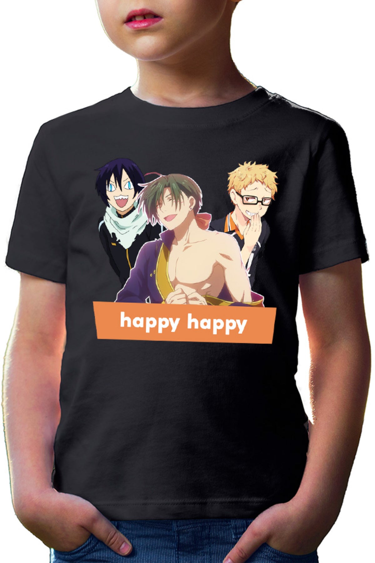 Tricou copii Yona of the Dawn Jae Ha Yato Noragami Kei Troll Happy