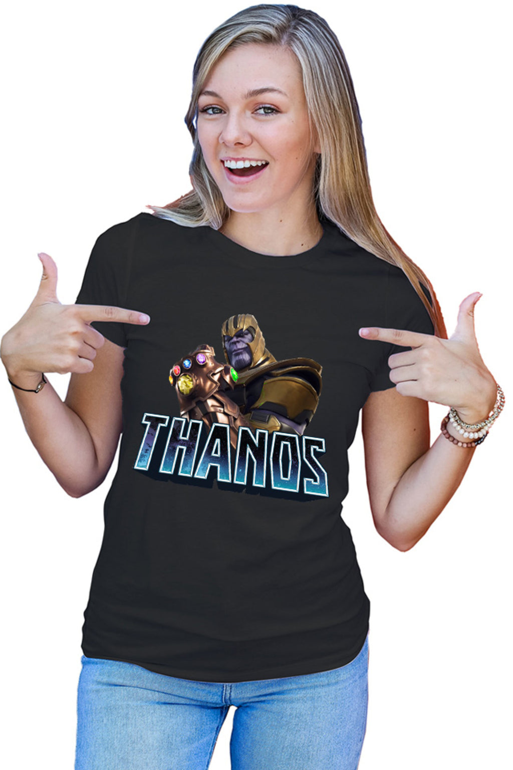 Tricou dama Thanos Marvel Infinity Hulk Banner Destroyer