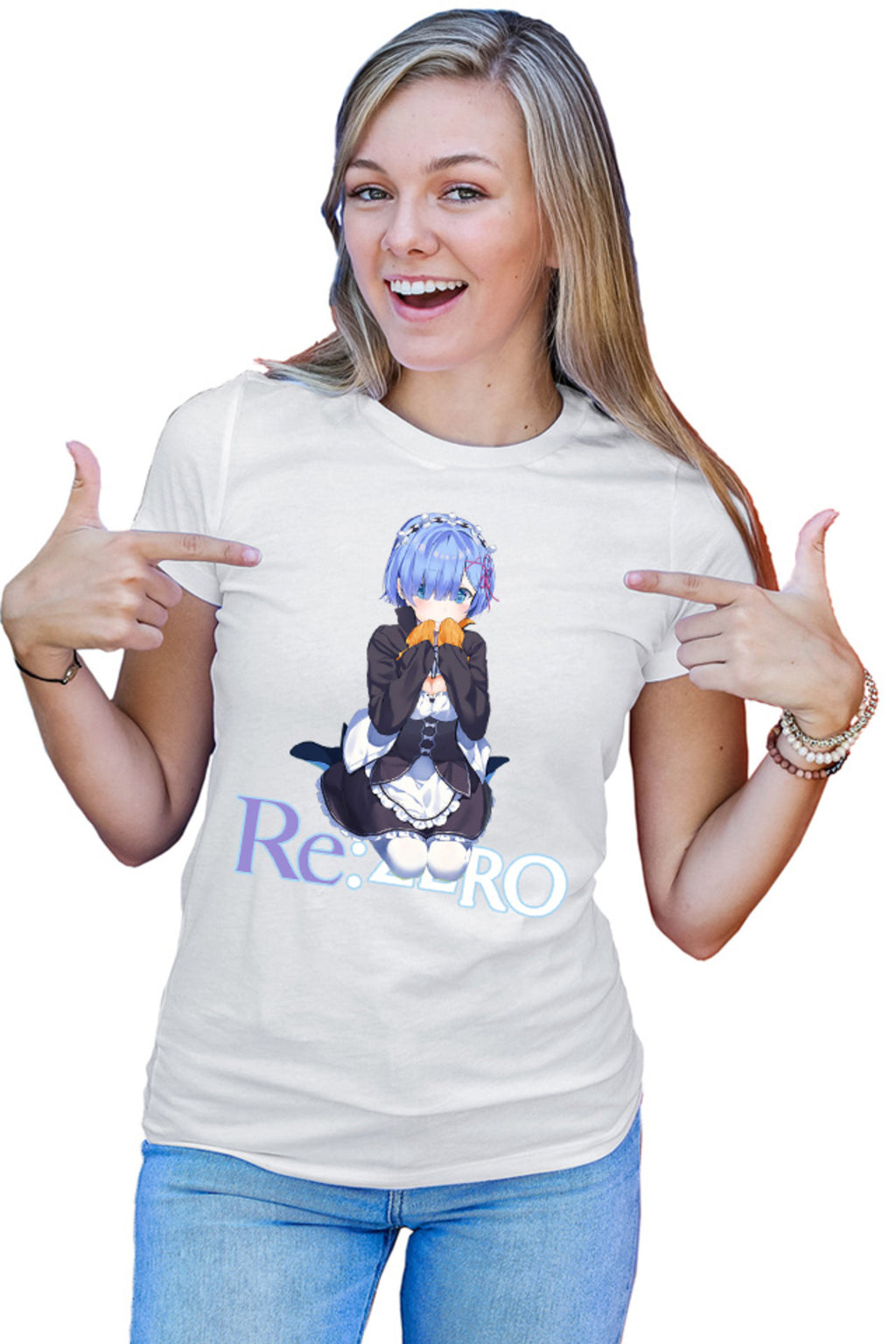 Tricou dama Re Zero REM Subaru Anime Psychological Tappei Nagatsuki