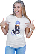 Tricou dama Re Zero REM Subaru Anime Psychological Tappei Nagatsuki