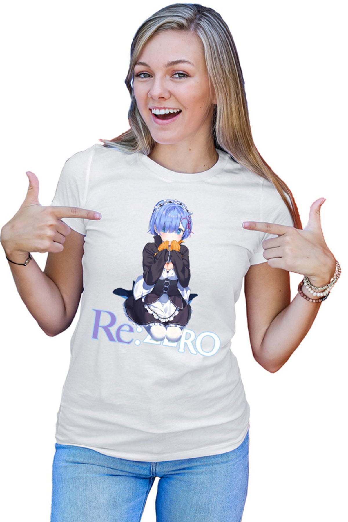Tricou dama Re Zero REM Subaru Anime Psychological Tappei Nagatsuki