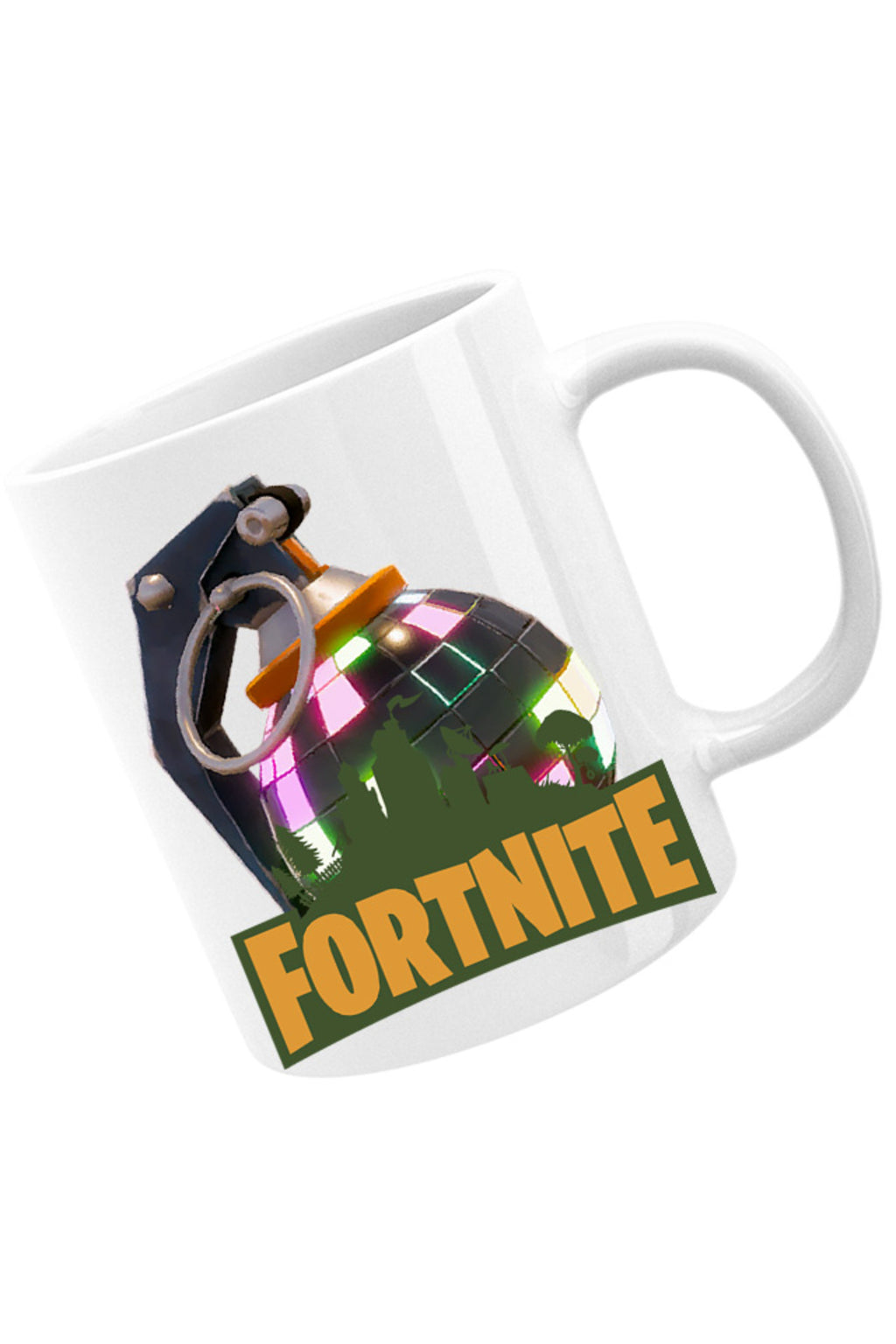 Cana Fortnite Colorful Game Children Skins Building Map, alba, 330 ml