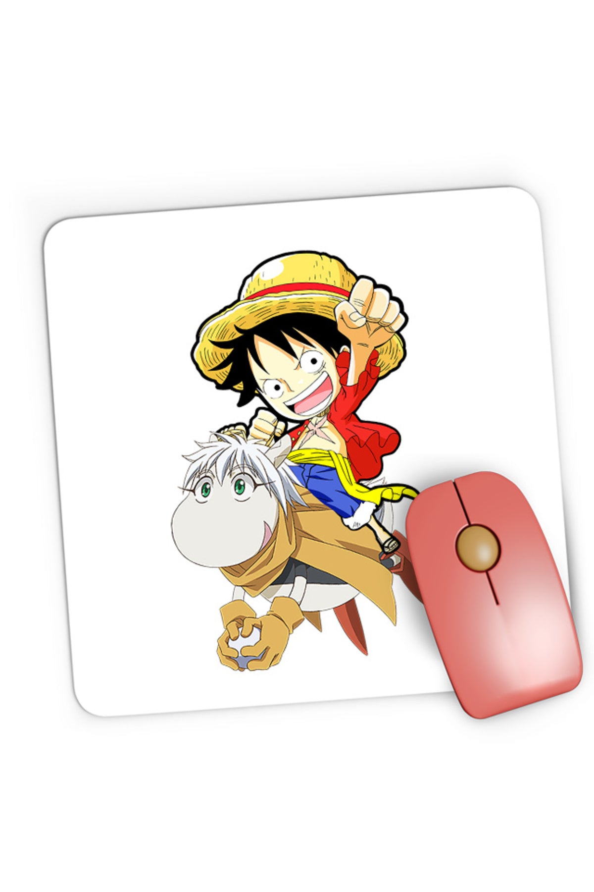 Mousepad Gaming Hoshin Engi Sibuxiang Lufy One Piece Cute Animal Boruto, 21x19 cm