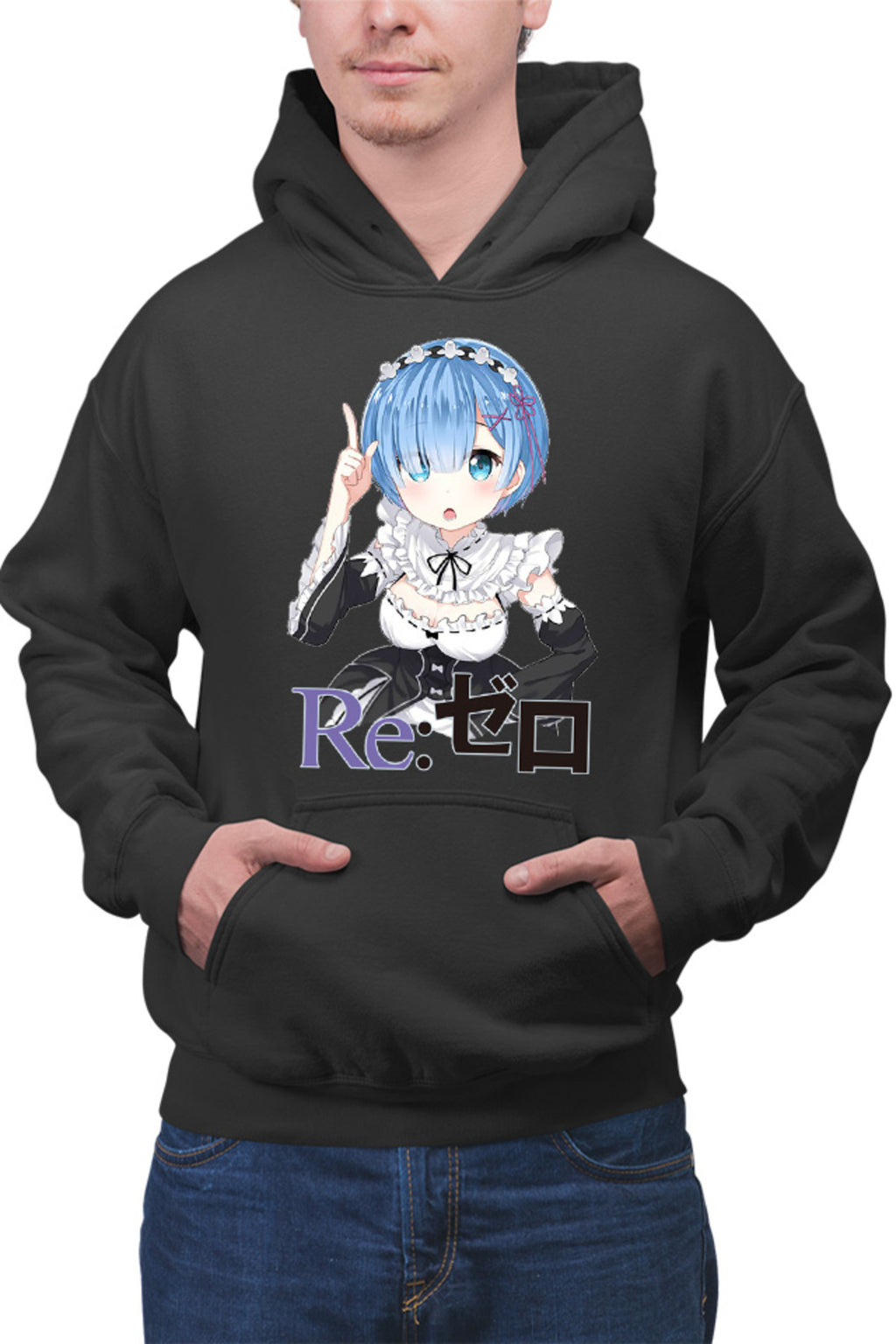 Hanorac barbati Re Zero REM Doki Doki Best Waifu Demon