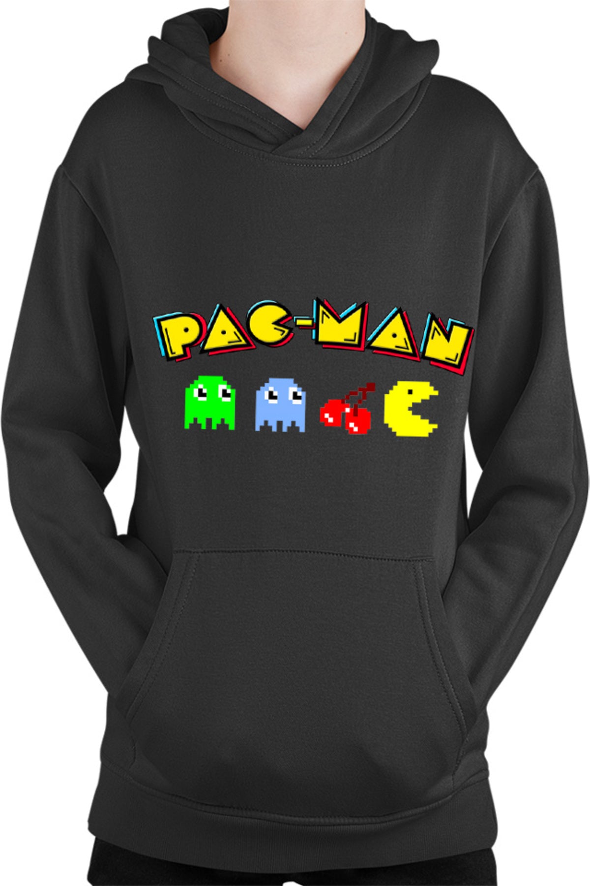 Hanorac copii Pac Man Arena Game Pixels Vintage