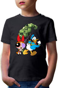 Tricou copii Hulk Marvel Donald Duck Powerpuff Girls