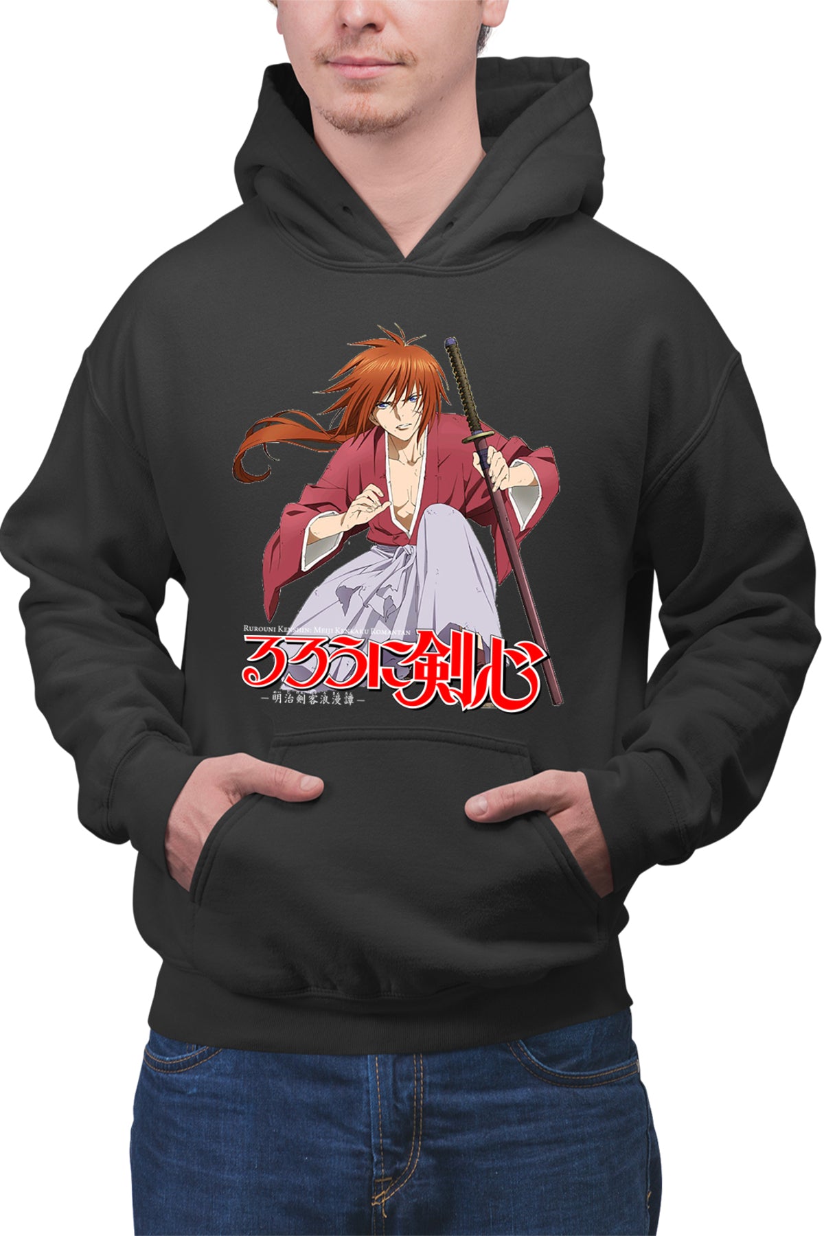 Hanorac barbati Rurouni Kenshin Sword Sit Meiji Swordsman Romantic Story