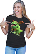 Tricou dama Clash of Clans Mini Dinosaur Happy Flying Positive Energy