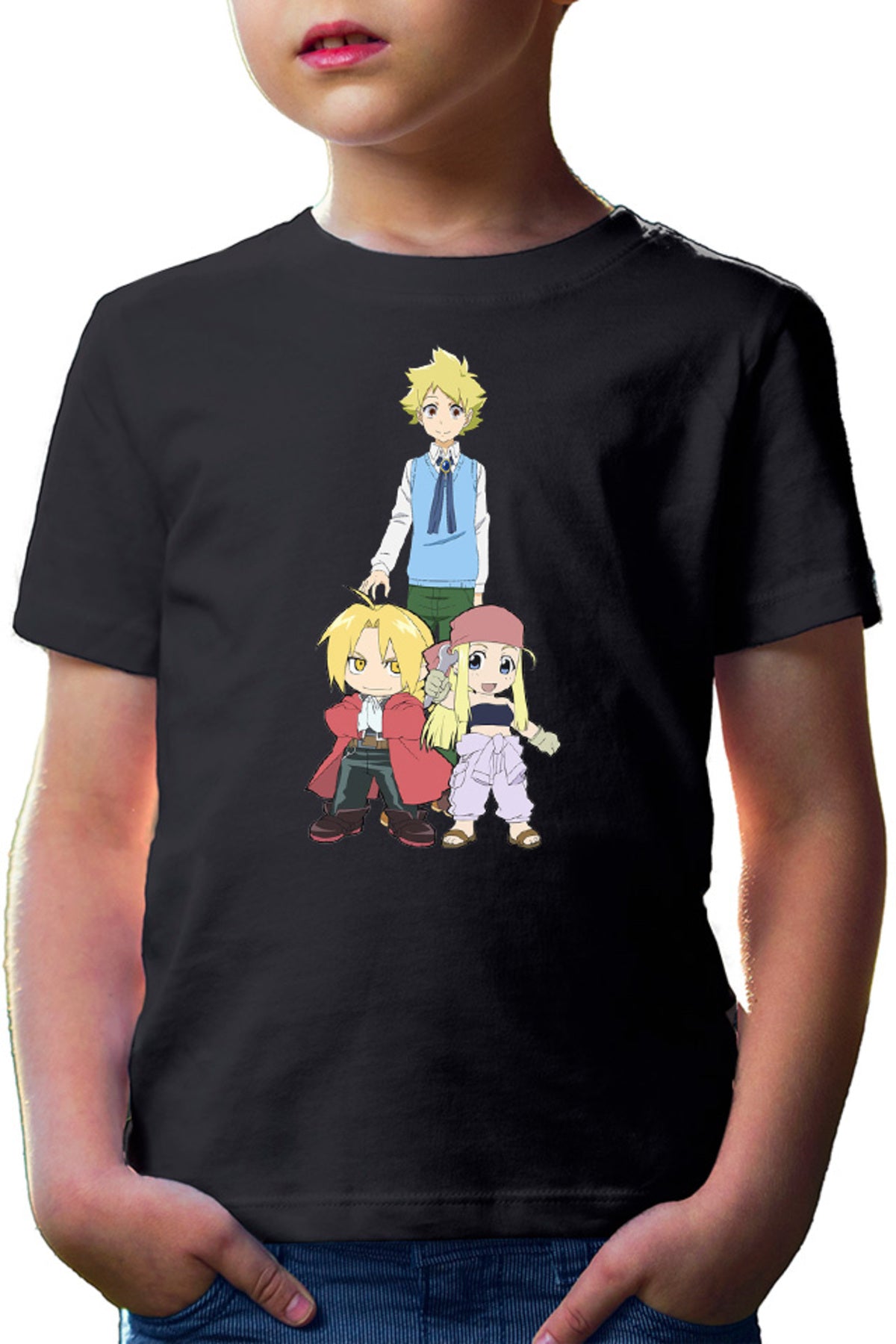 Tricou copii Muhyo Roji Kusano Jirou FMA Edward Lucy Exorcist Otaku