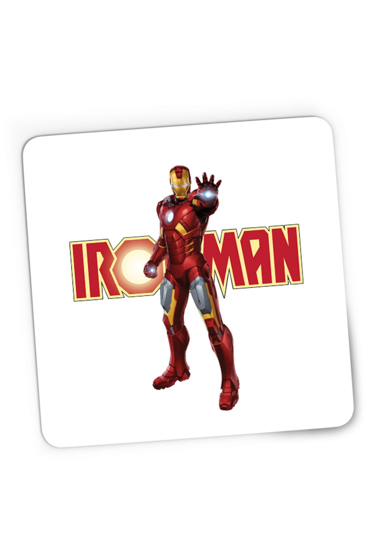 Mousepad Gaming Ironman Logo Suit Accident American Comic Books, 21x19 cm
