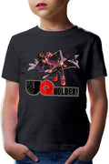 Tricou copii UQ Holder Touta Samurai Katana Jump Fight Japan