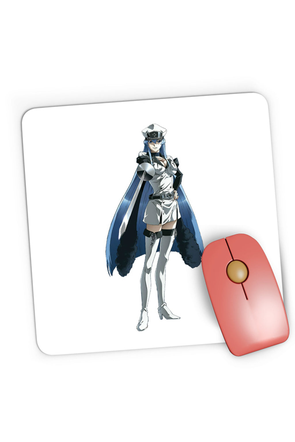 Mousepad Gaming Akame ga Kill Esdeath Spadasin Takahiro Super Power Manga, 21x19 cm