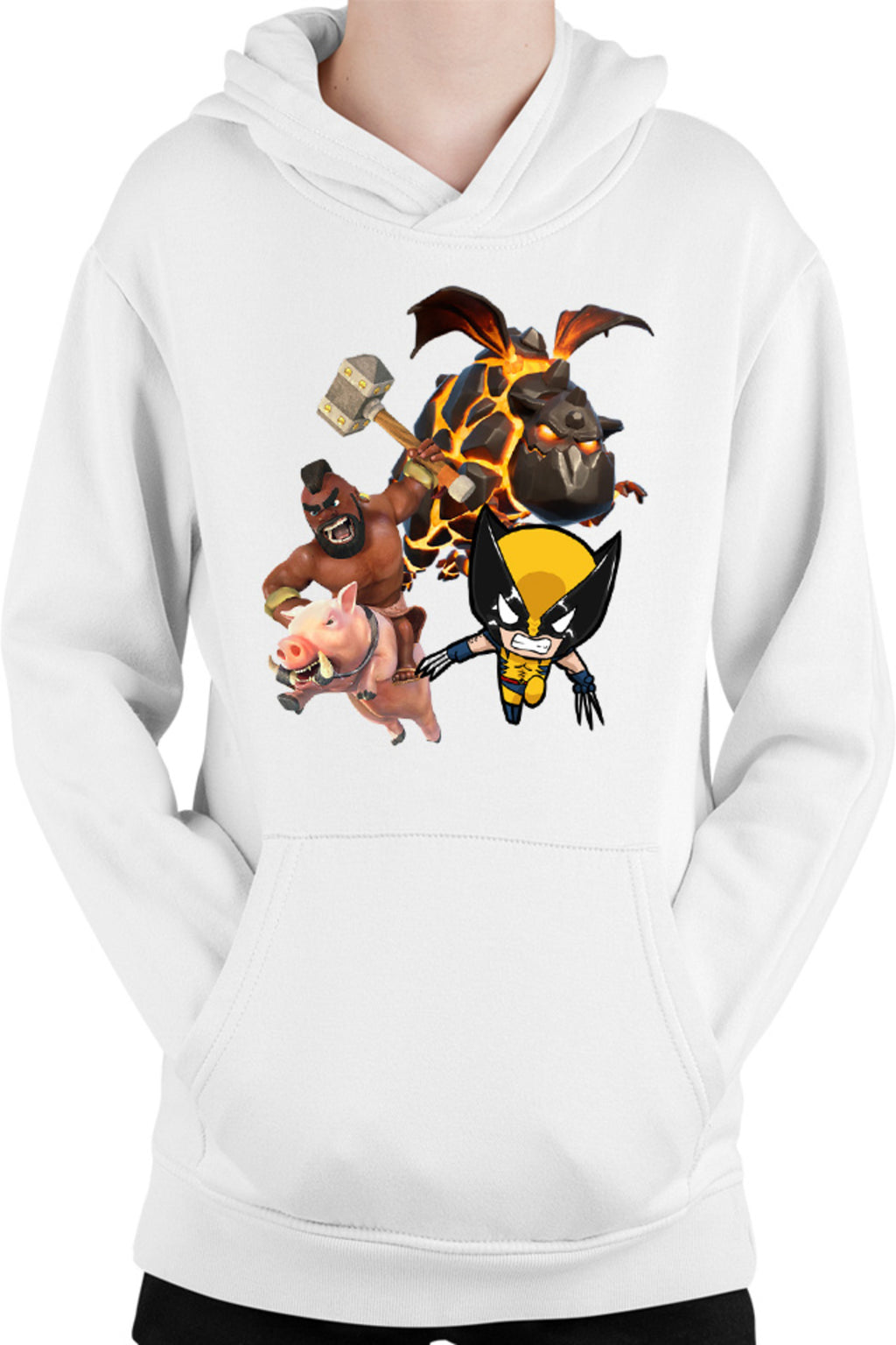 Hanorac copii Clash Royale Clash of Clans Volcano Dragon Rare Pig Fly