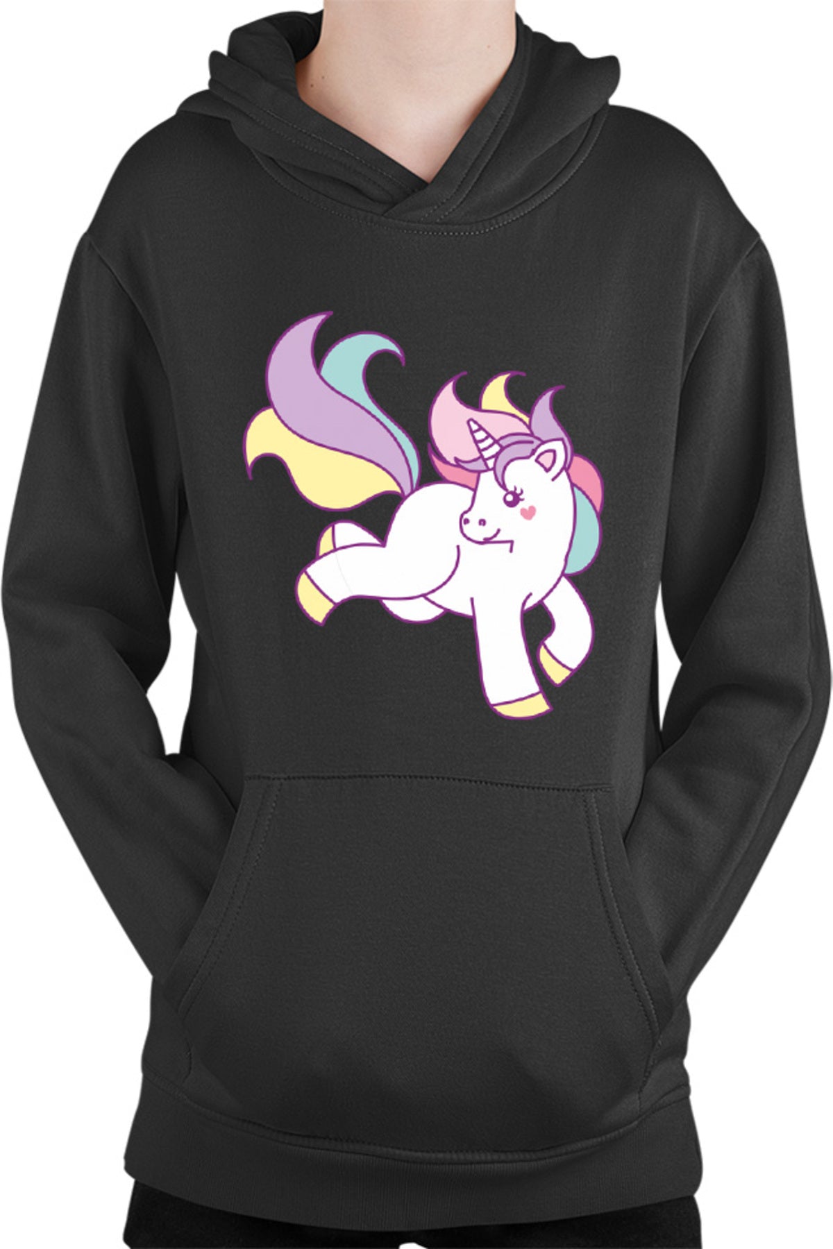Hanorac copii Unicorn Squad Happy Beautiful Rainbow