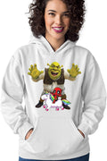 Hanorac dama Shrek Deadpool Scary Unicorn