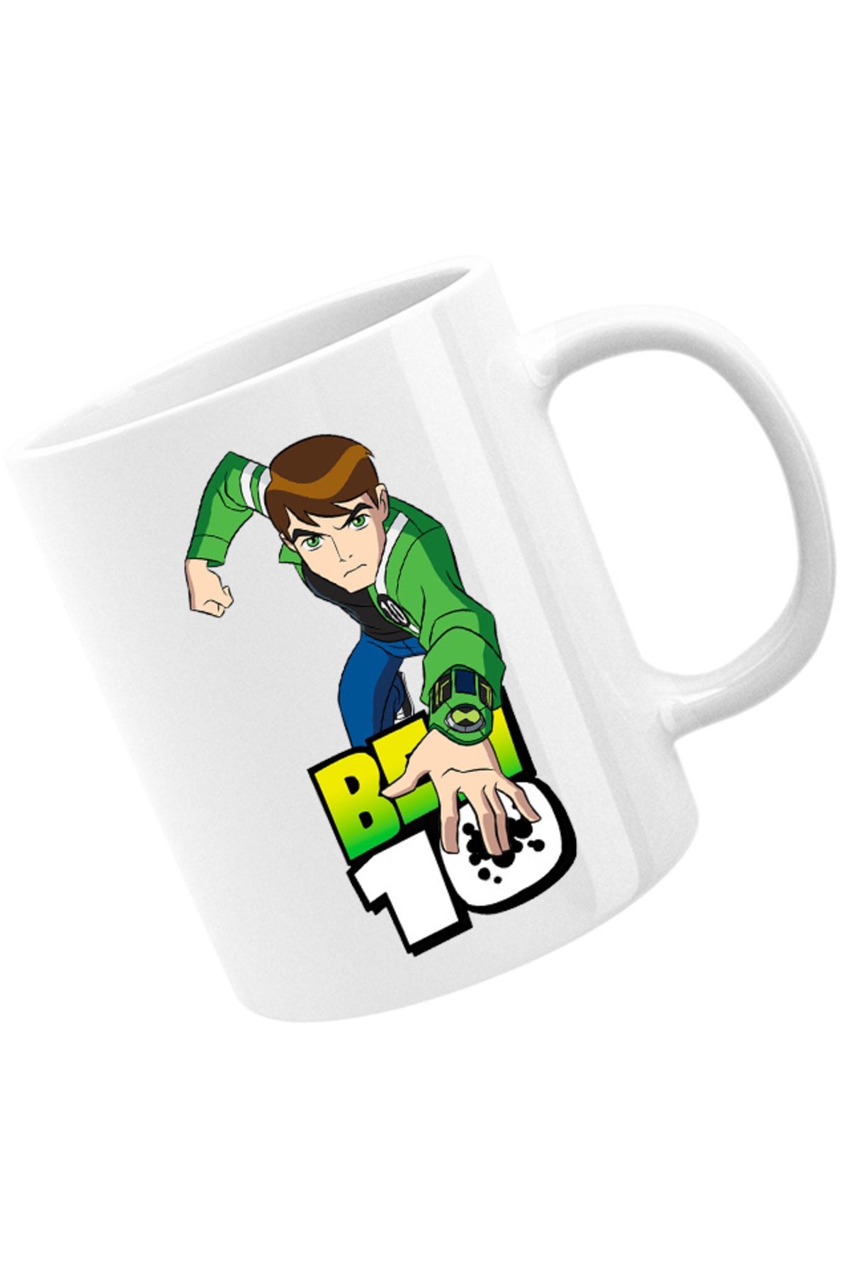 Cana Ben 10 Logo Comedy Action Sci-fi Monsters Fight, alba, 330 ml