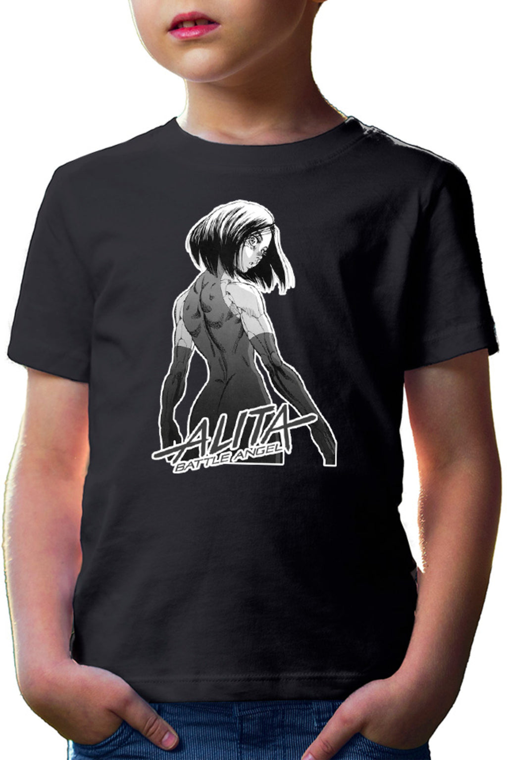 Tricou copii Battle Angel Alita Gally Weapon Mecha Otaku