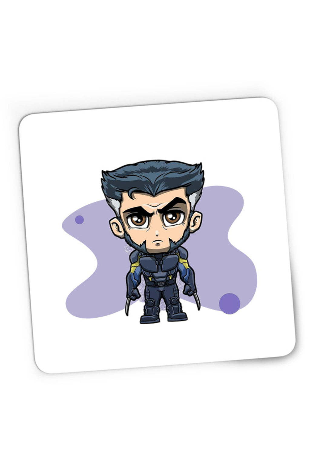 Mousepad Gaming Wolverine Chibi Anime Claws Angry, 21x19 cm