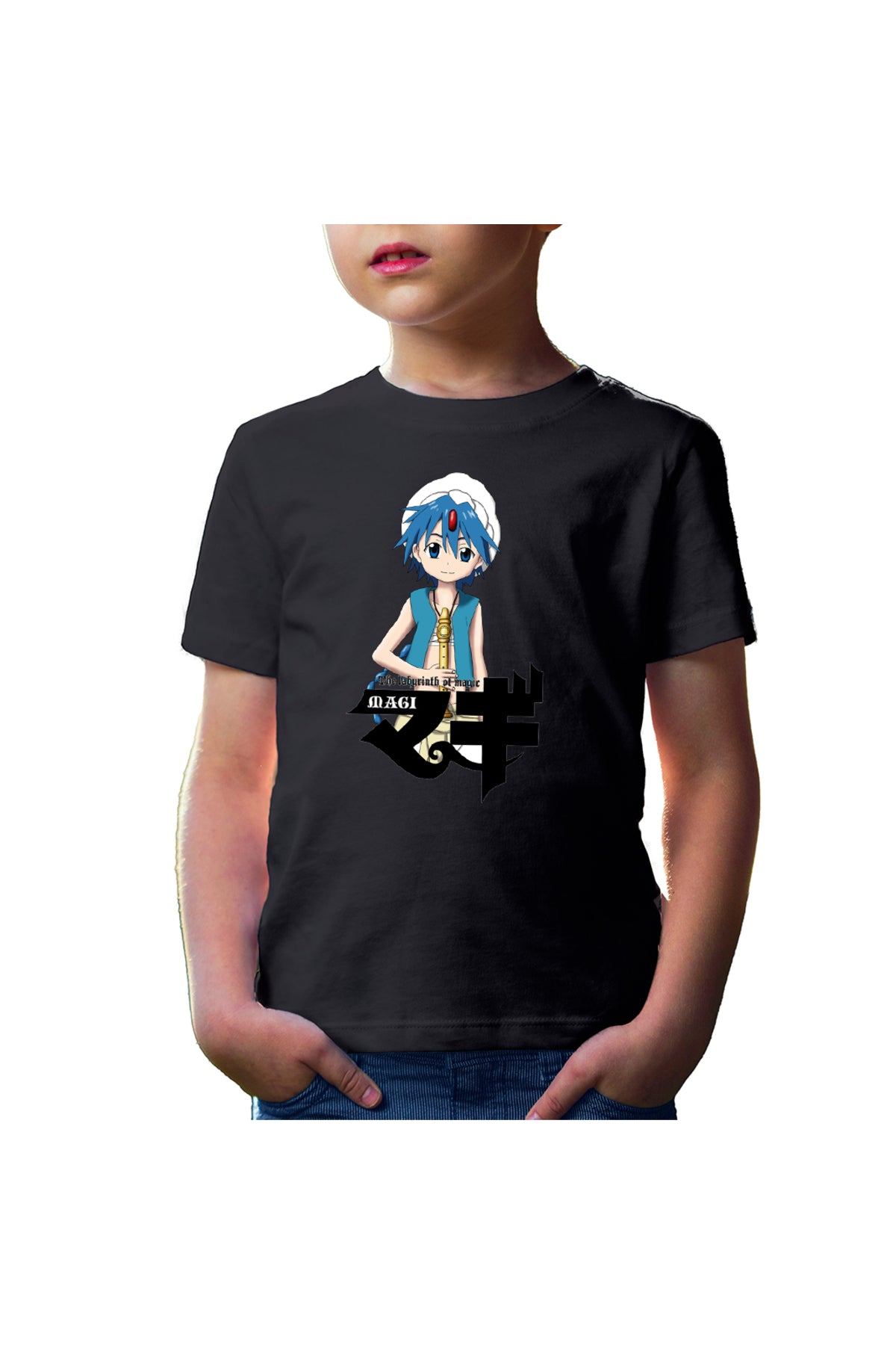 Tricou copii Magi The Labyrinth of Magic Alladin Flute Logo