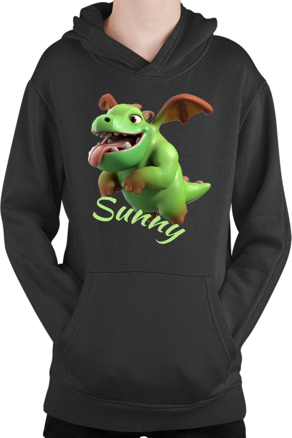 Hanorac copii Clash of Clans Mini Dinosaur Happy Flying Positive Energy