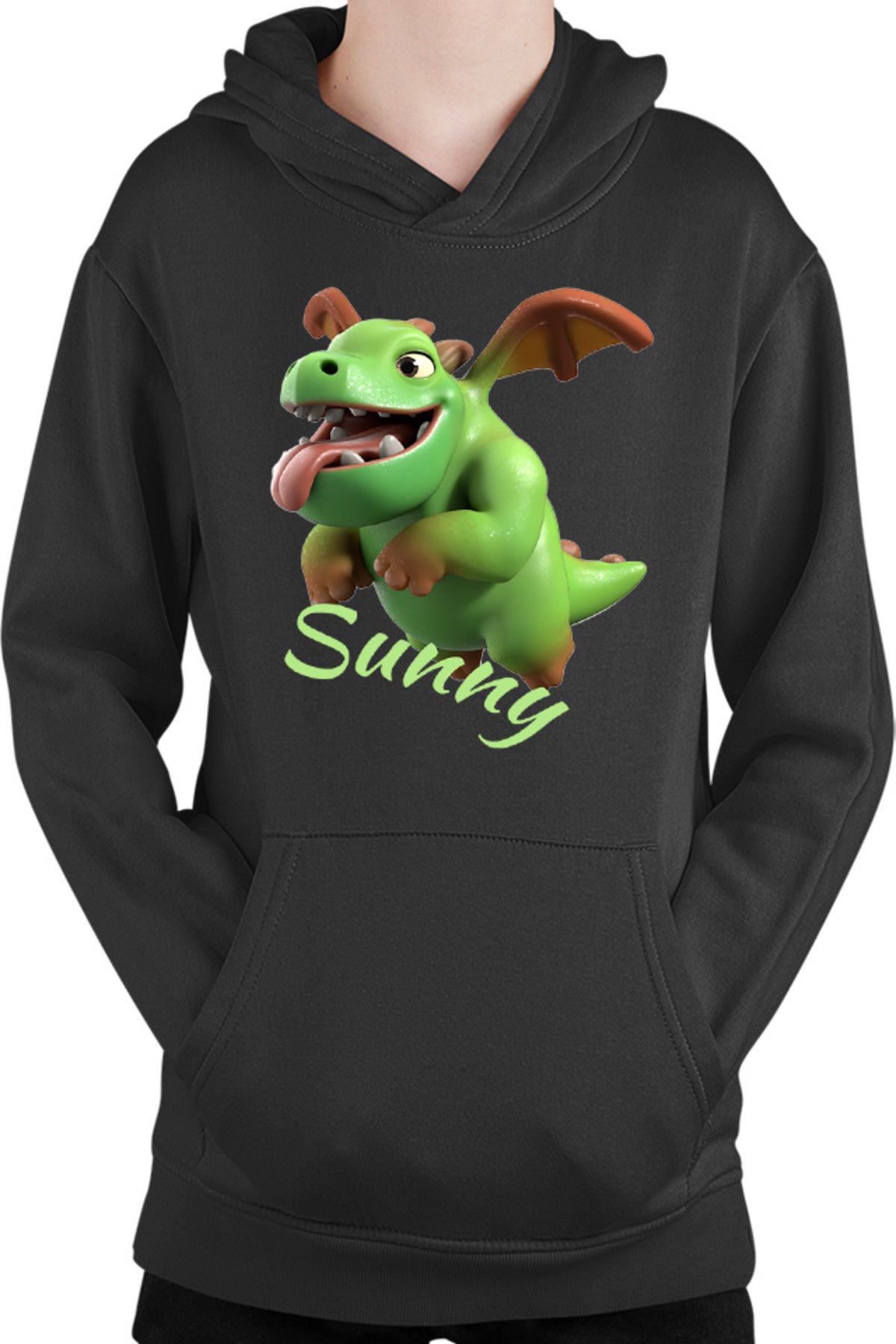 Hanorac copii Clash of Clans Mini Dinosaur Happy Flying Positive Energy