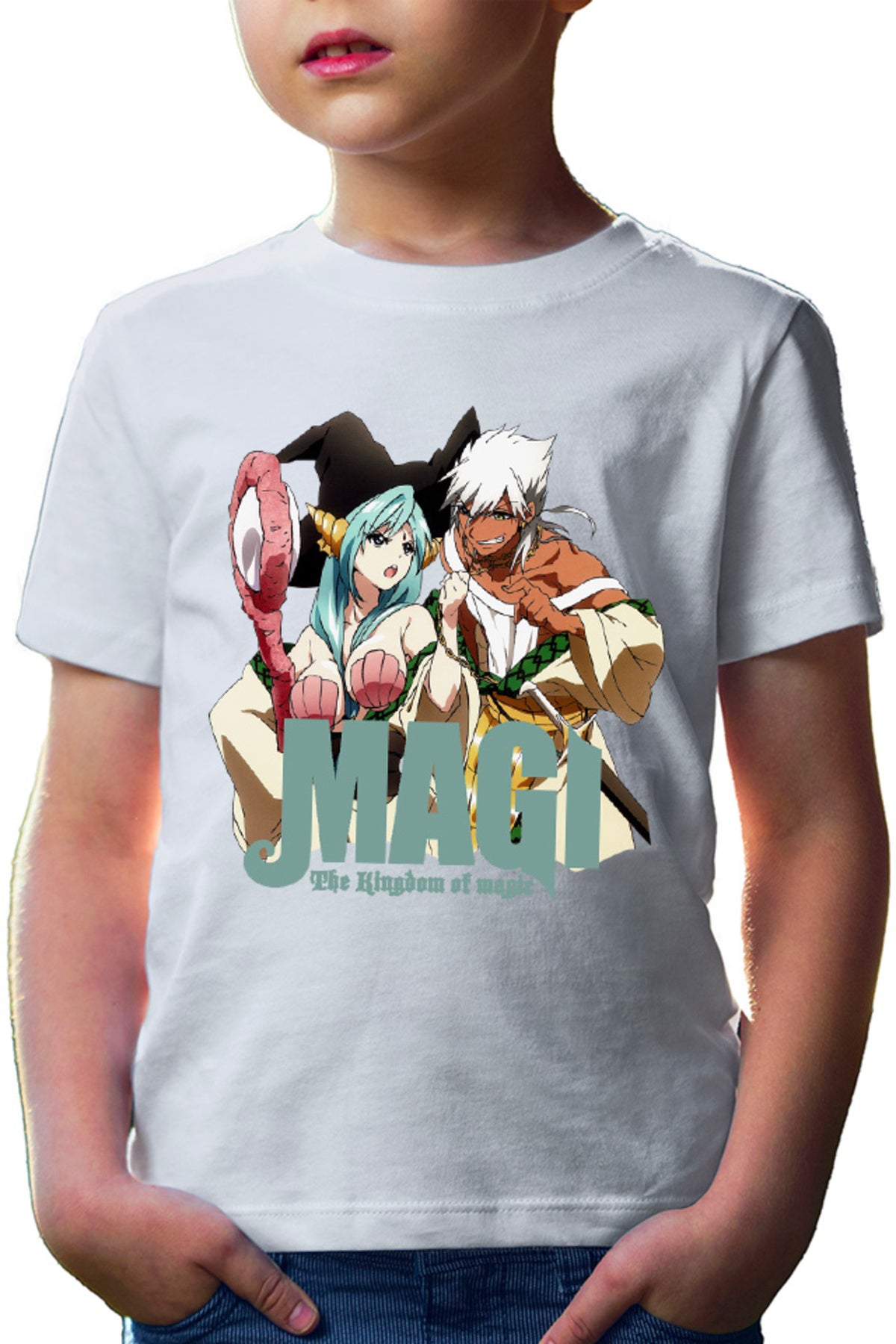 Tricou copii Magi The Labyrinth of Magic Desene Animate Sharrkan Yamraiha