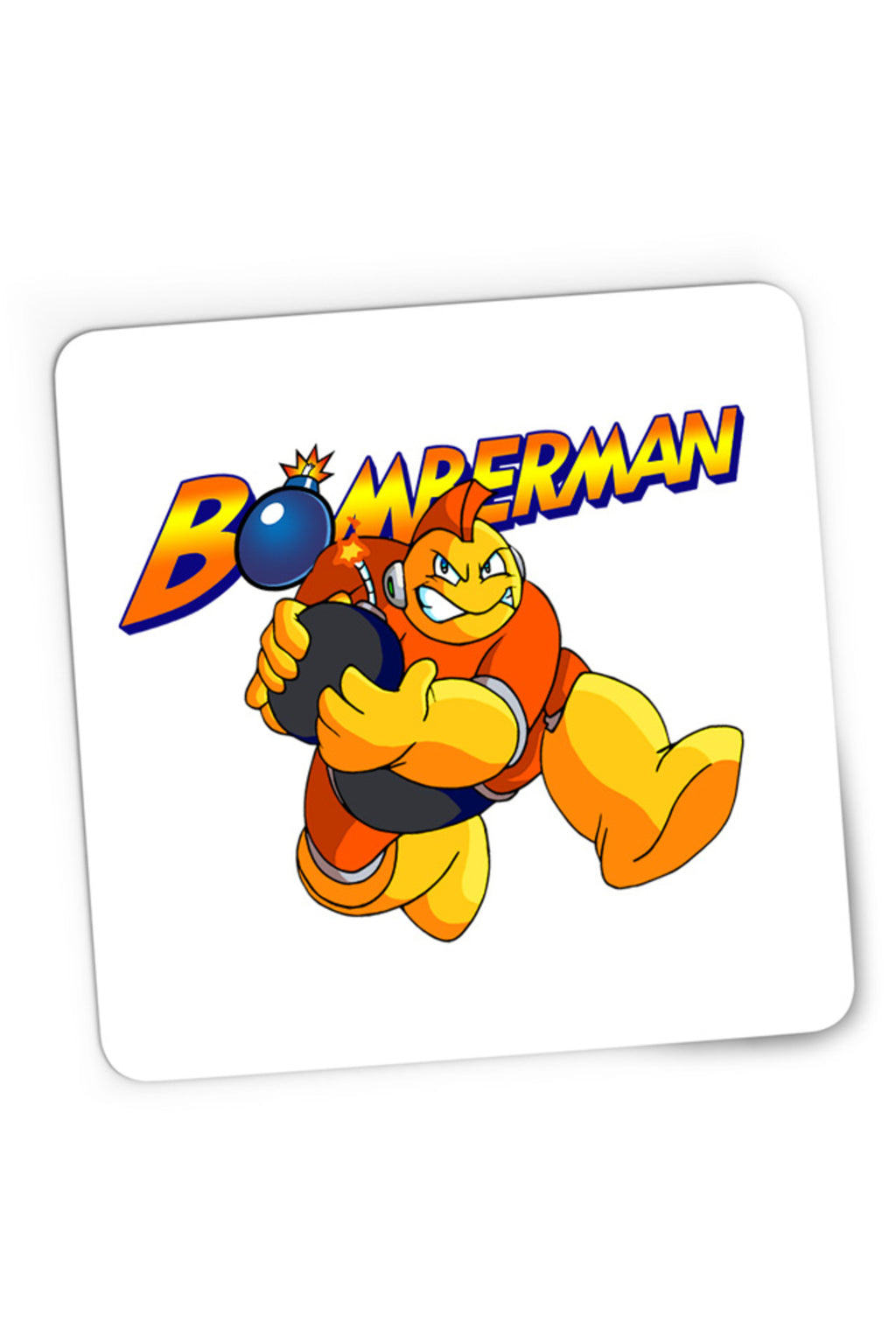 Mousepad Gaming Bomberman Run Bomb Logo Action, 21x19 cm