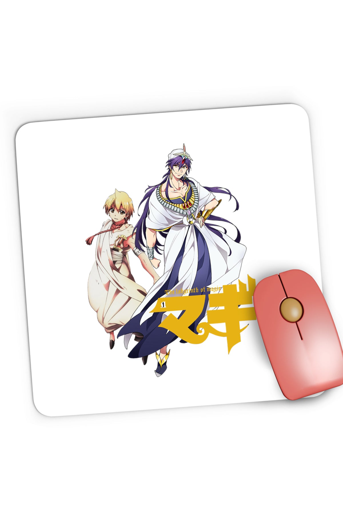 Mousepad Gaming Magi The Labyrinth of Magic Alibaba Sinbad Japan, 21x19 cm