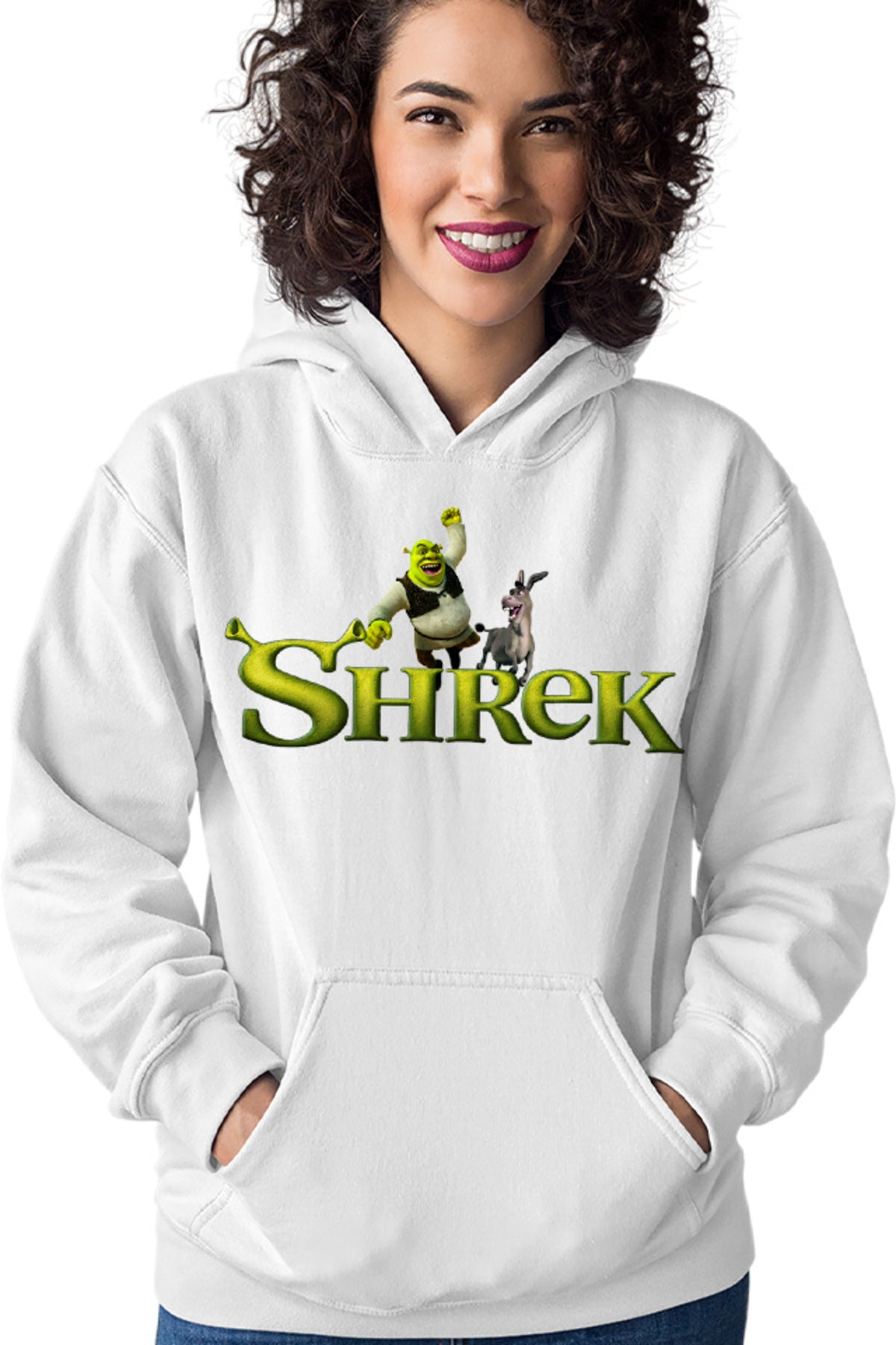 Hanorac dama Shrek Logo Donkey Funny Action Comedy