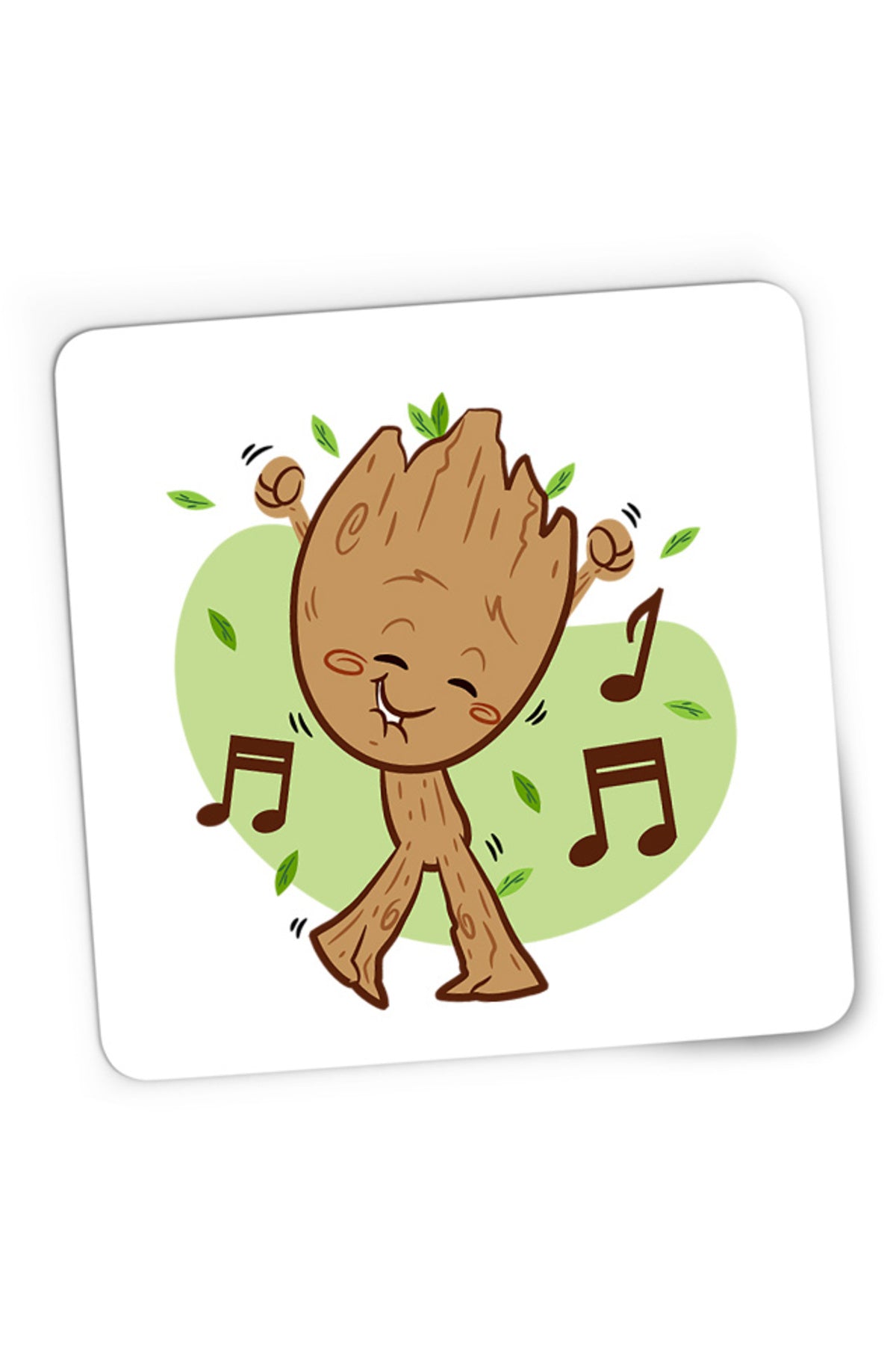 Mousepad Gaming Baby Groot Music Love Dance Marvel, 21x19 cm