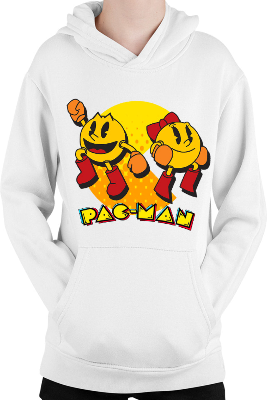 Hanorac copii Pac Man Woman Logo Eat Game