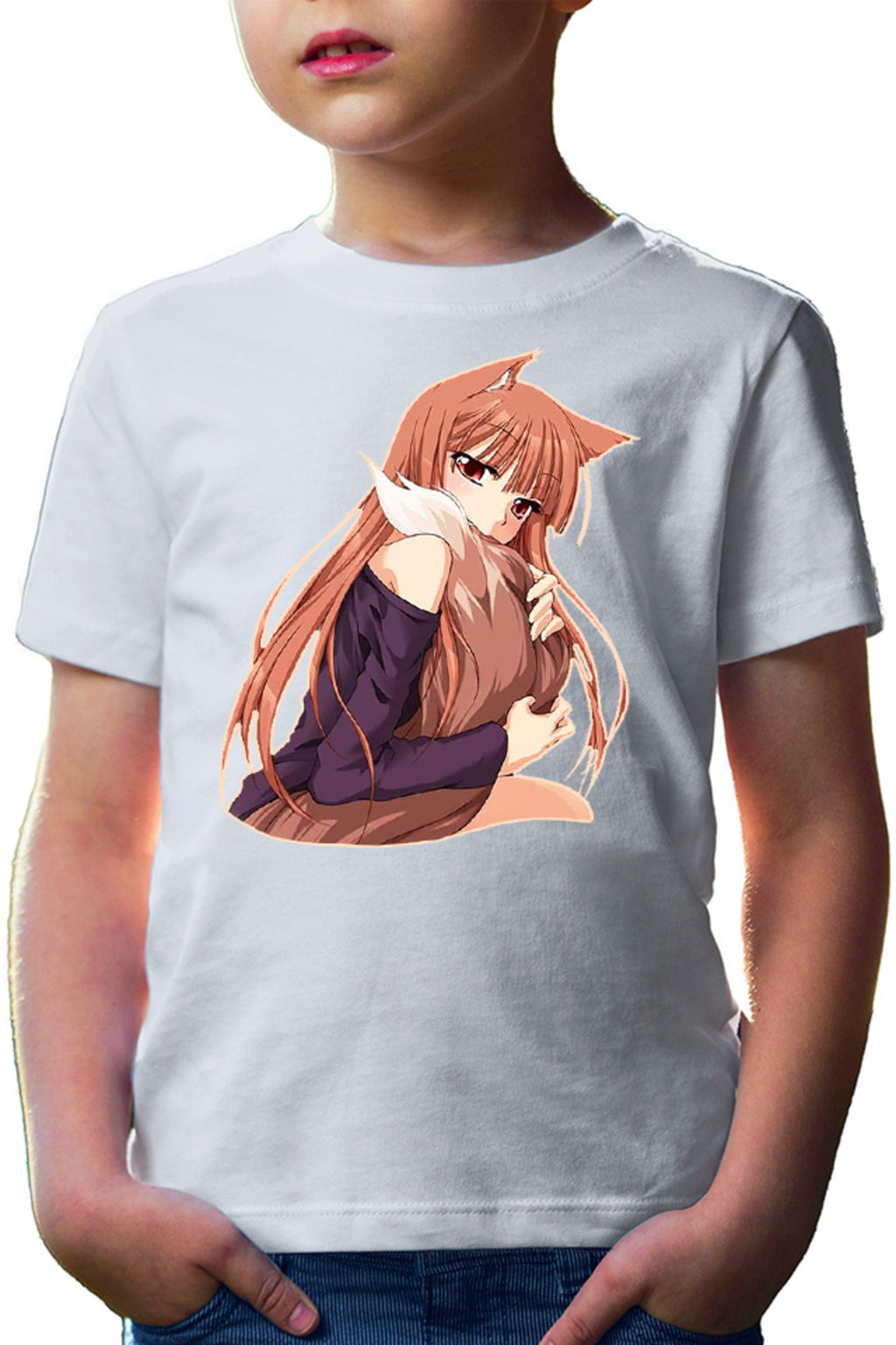 Tricou copii Spice And Wolf Holo Furry Fluffy Tail Nom