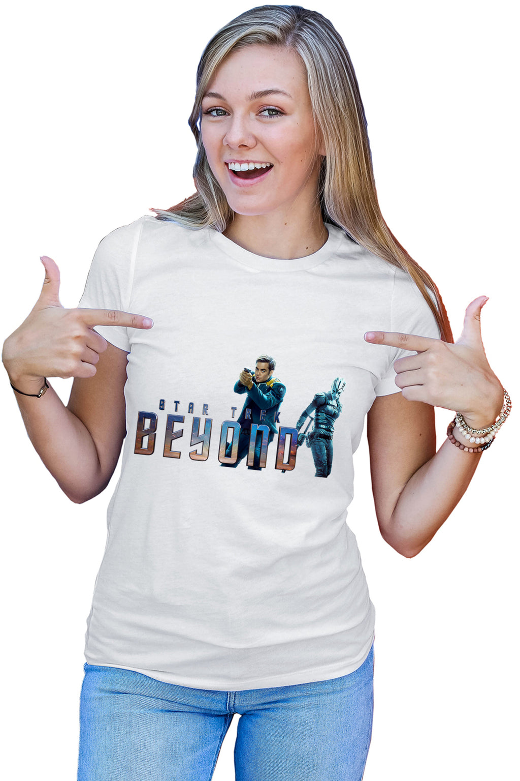 Tricou dama Star Trek Beyond SF Movie Borg Starship