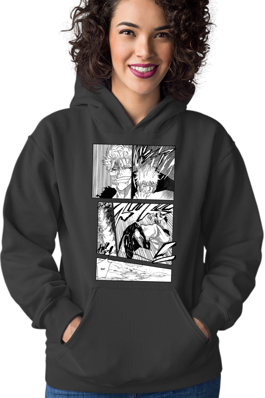 Hanorac dama Bleach Ichigo Manga Katana Atack
