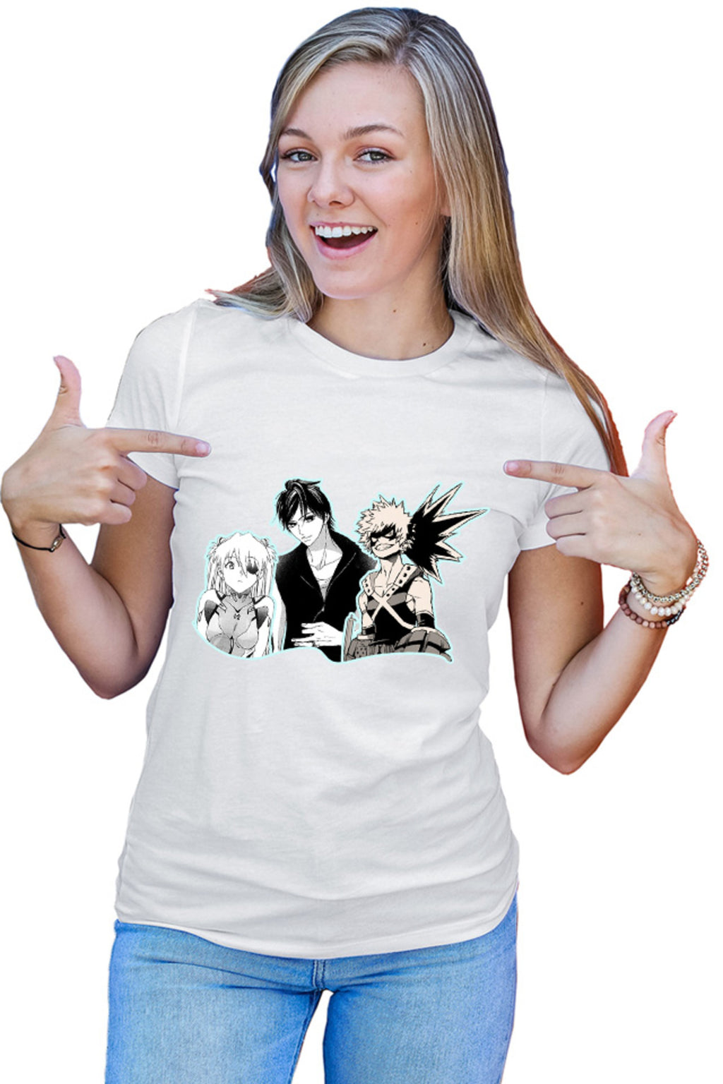 Tricou dama LDK Neon Genesis Evanghelion My Hero Academia