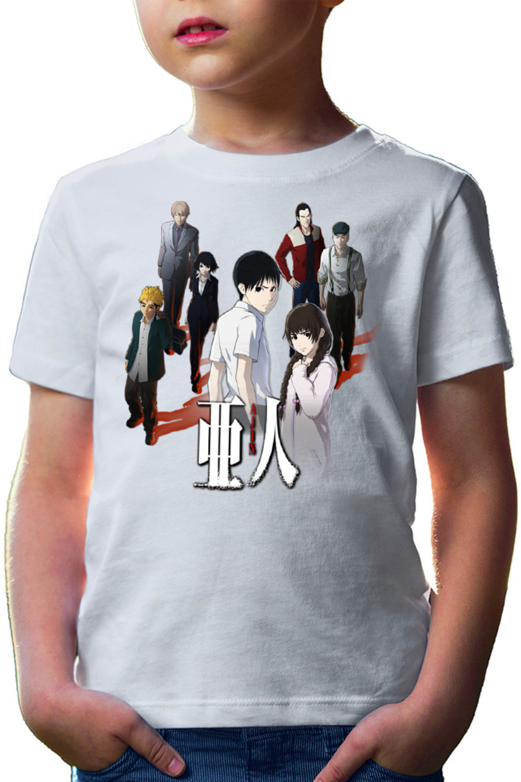 Tricou copii Ajin Main Group Seinen Manga Anime Otaku